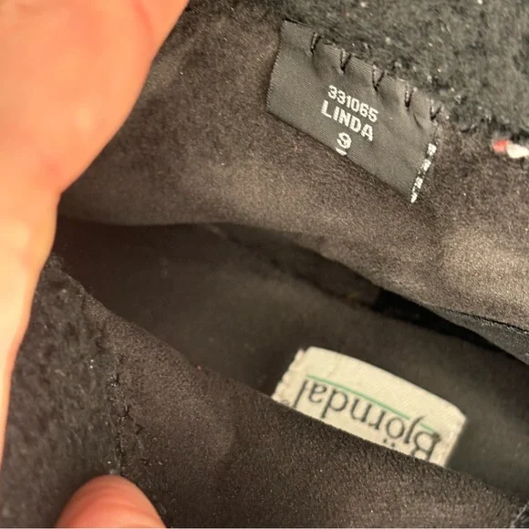 Bjorndal Black Ankle Boots with Fold-Over Cuff - Picture 7 of 7